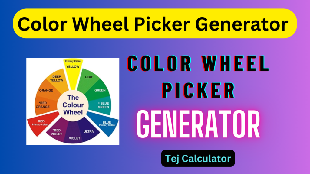 Color Wheel Picker Generator